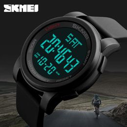 SKMEI Clock Men Sports Watches Double Time Countdown Military Watch Waterproof Digital Wristwatches Relogio Masculino 2019 New X0524