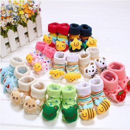 Cotton Newborn Doll socks Cute non-slip Baby Sock Infant Shoes Bebe First Walker hose Children Socks casual Toy Sock 210413