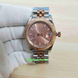 BP top quality Fashion 278271 31mm Ladies Watch pink dial Stainless Two tones 316L Sapphire jubilee bracelet Mechanical Automatic Women's Watches Wristwatches