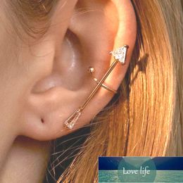 Earrings Zircon Arrow Clip Earrings For Women Earing Jewellery Without Hole Fake Earrings Single Ear Clip Earings Kolczyki Gift Factory price expert design Quality
