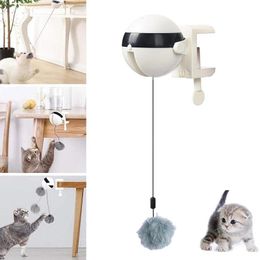 Cat Toys 1pc Electric Automatic Lifting Ball Toy Interactive Puzzle Smart Pet Teaser Supply Balls