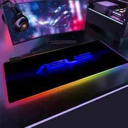 RGB Asus Gaming Mousepad Game Slipmat RGB Led Setup Gamer Decoration Cool Glowing gamer mouse pad laptop mouse pad mat gift