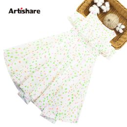 Dress For Girls Dot Pattern Girls Dresses 2021 Newest Children Dresses Summer Girl Costume 6 8 10 12 14 Q0716