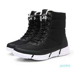 unisex warm Large size winter red black grey man boy men boots blue girl woman Sneakers Boot trainers outdoor walking shoes