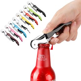 Seahorse Shaped Wine Openers Knife Cork Screw Stainless Steel Bottle Opener Multifunction Beer Bottles Open Tools Bar Kitchen BH3816 TQQ