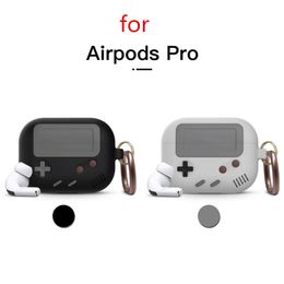 Game Console Style Silicone Earphone Case Protective Cases For Apple airpods 1 2 Pro Wireless Bluetooth 3D Games Players Shockproof Cover