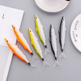 Cute Creative Stationery Novelty Item Fish Ballpoint Pen Ocean Signature Ball Point Pen For Chancery Writing Korean Stationery