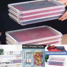 Transparent File Storage Box Document Paper Storage Container Office Supplies SDF-SHIP 210330
