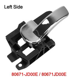 For Nissan Qashqai Car J10 2007 2008 2009 2010 2011 2012 2013 80670JD00E 80671JD00E 2 pcs Interior Door Handles Car Inner Handle