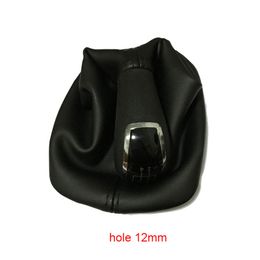 5 Speed 12mm 23mm For Octavia I 1 U 1996- 2010 Part 1U0 711 115 Gear Shift Knobs With Leather Boot Car Styling