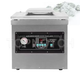 Electric Vacuum Packing Machine Kitchen Stainless Steel Chamber Grains Tea Nut Plastic Bags Food Sealer