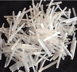 2021 500g Natural Selenite Quartz Crystal Sticks Quartz Crystal Chips Natural Stones and Minerals Specimen For Air Cleanning