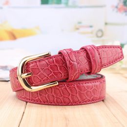 Belts Genuine Leather Pure Women's Belt Pin Buckle Jeans Decorative Wide Ceinture For Woman Fashion Red Black Mei