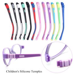 Montature per occhiali da sole alla moda 2021 Gambe per occhiali in silicone per bambini Aste colorate a scatto Coppia Accessori opzionali multicolori