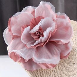 Pins, Brooches Charm Cloth Ribbon Flower Women Fashion Jewellery Colourful Silk Brooch For Girls Gifts Clips Pins Accessories