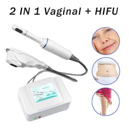 2 IN 1 face lifting machine HIFU High Intensity Focused Ultrasound vaginal tightening wrinkle removal machines