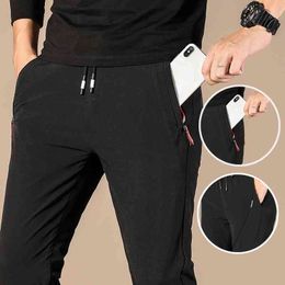 Varsanol Winter Thick Jogger Patns Men Casual Sport Trousers Fashion Streetwear Trousers Leggings Gym Track and Field Sweatpants 210601