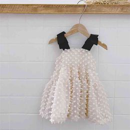 Summer Girls' Dress Korean Suspenders Sleeveless Costumes Princess Party Children's Baby Kids Girls Clothing 210625