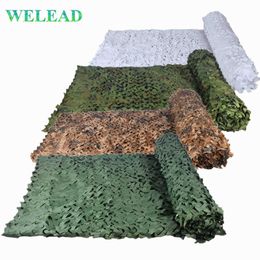 Large Size Camo Netting Reinforced Camouflage Nets White Desert Camo Network Garden Shade Cover Mesh 3x7 3x8 3x9 4x6 4x7 5x5 5x6 Y0706
