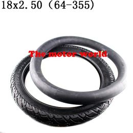 Motorcycle Wheels & Tyres Inner And Outer Tyre With Good Quality 18x2.50 64-355 Tyre Fits Electric Battery Tricycle Gas Scooter