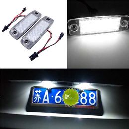 Fit For KIA Carens / Ceed / Rondo 1 Pair 12V LED Car Licence Plate Light Number Plate Lamp High Quality LED Lights