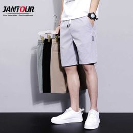 Jantour Shorts Men Casual Beach Homme Quality Bottoms Elastic Waist Fashion Brand Boardshorts Plus Size 28-38 210714