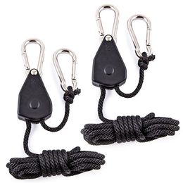 ROPE RATCHET HANGER REFLECTOR GROW LIGHT YOYO HEAVY 2pcs in one pack