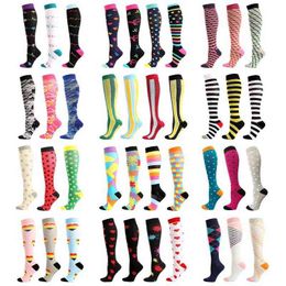 Men and women15-20 MM compression socks are the best for graduating athletic and medical running flying traveling EUR36-44 Y1119