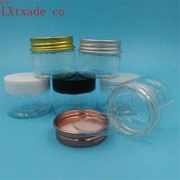 30g/ml Crystal Clear Empty Plastic bottles jars Top Grade Lipstick Cream Eye Gel Sample Cosmetic Containersgood qty