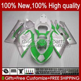 Bodywork For MV Agusta F4 R312 750S 312R 750R 1000R 2005 2006 Bodys 35No.70 750 1000 Green silver R CC S 1000CC MA MV F4 05 06 Cowling 312 1078 S 05-06 OEM MOTO Fairing