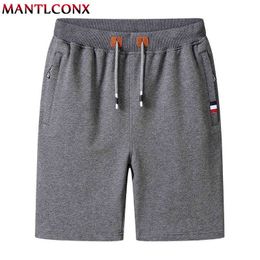 MANTLCONX Leisure Home Mens Shorts Fashion Board Shorts Male Breathable Casual Shorts Mens Short Solid Colour Short Pants 7XL 8XL H1206