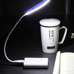 led 1w UK - Table Lamps Lamp Desk Flexible LED USB Keyboard Light Night Bulb 1W For Reading Notebook Laptop Book