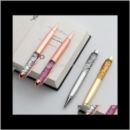 Ballpoint Pens Writing Supplies Office School Business & Industrialsequin Crystal Ball Point Pendot Metal Signature Advertising Pen, Laser En