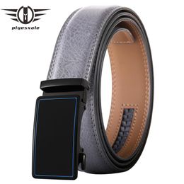 Belts Designer Men High Quality Genuine Leather Belt Mens Luxury Ceinture Homme Luxe Marque Gray Brown Automatic Kemer B640