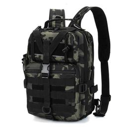 20L Tactical Assault Bag Fishing Military Sling Backpack Army Molle for Outdoor Hiking Camping Hunting Backpack Bag Travel Q0721