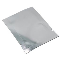 5x7 cm Front Clear Open Top Aluminum Foil Heat Sealing Vacuum Food Grade Packing Bags Mylar Foil Heat Sealed Vacuum Candy Food Storage