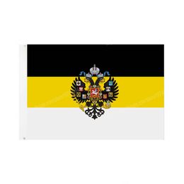 Russia Empire Eagle Heads God Flag Russian Army 90 x 150cm 3 * 5ft Custom Banner Metal Holes Grommets Indoor And Outdoor can be Customised