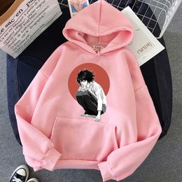 Anime Death Note Hoodie Men Women Casual Long Sleeve Sweatshirts Clothes Unisex Y0803
