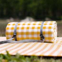 Outdoor Pads Picnic Blanket Mult Size Extra Large Family Camping Grassland Beach Mat Foldable TPU Water Proof Portable Tent Ground