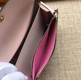 Classic Brand Letter Plaid Wallets Women Luxury Designer Long Zip Wallet Purses Famous Design Female Clutch Bags Large Capacity Multifunctional Coin Purse