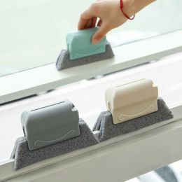 Window Groove Cleaning Brush Scouring Pad Windows Slot Cloth Corners Gaps Cleaner Crevice Clean Sponge Tool