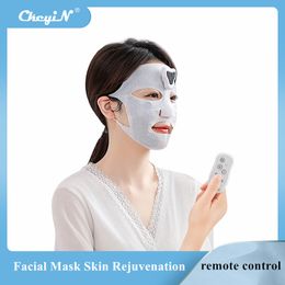 Elecric Silicone Facial Mask Skin Rejuvenation Anti Acne Wrinkle Removal 3 Modes Skin Moisturizing Face Tightening Care