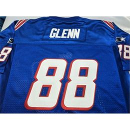 Custom 009 Youth women Vintage #88 TERRY GLENN Game Worn Retro Jersey 1999 Football Jersey size s-6XL or custom any name or number jersey