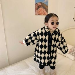 MILANCEL Winter Kids Clothes Korean Girl Parkas Thicken Girls Jacket Fashion Children Outwear 211203