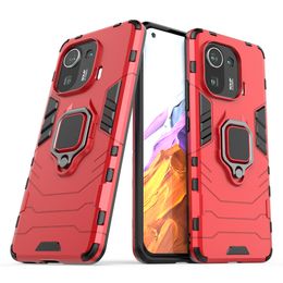 Ring Holder Kickstand Cover Case Armour Rugged Dual Layer FOR XIAOMI 10S 11 ULTRA REDMI NOTE 10 PRO 160pcs/lot