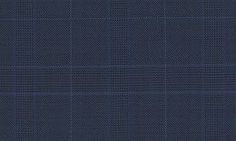 Q287-1799 Stretch Water Repellent Wool Fabric [light blue check 50%WOOL/40%POLYESTER/10%PTT](UA)