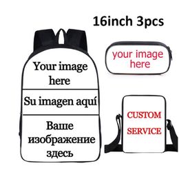 16 inch School Backpack for Girls Boys Orthopaedic Schoolbag Backpacks Children Book Bag X0529