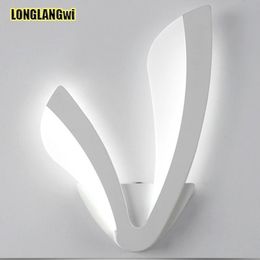 Wall Lamp Modern LED For Bathroom Bedroom 15W Sconce White Indoor Lighting Light
