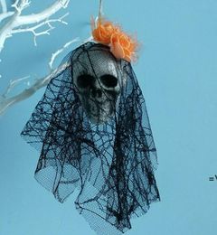 The latest 8 Halloween products new bar horror party scene layout props foam skull hanging decorative ornaments JJD10877