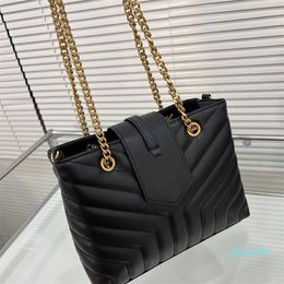 women Bags Designers shoulder bag High texture Messenger handbag large capacity chain shopping handbags Metal letter lady purse versatile 00
